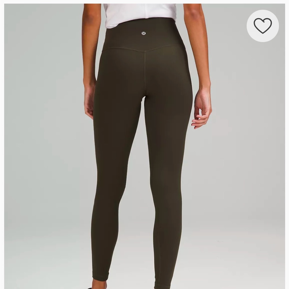 lululemon Align™ High-Rise Pant 28" DARK OLIVE - Picture 2 of 7